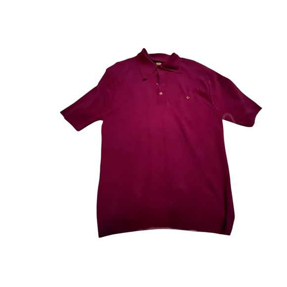 Korvettes Other - Light Weight Sweater Polo Men's Size Large burgundy